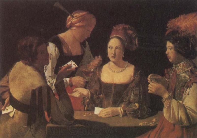 Georges de La Tour The Card-Sharp with the Ace of Diamonds Germany oil painting art
